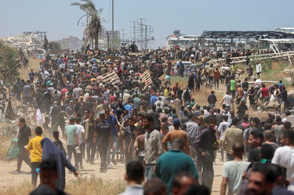 raut-bahagia-warga-gaza-usai-buka-paket-bantuan-ri