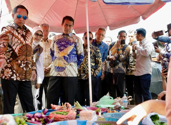 Mendagri Pastikan Distribusi SPHP di Pasar Palembang Lancar
