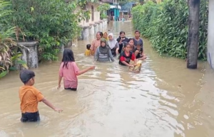 Total 12 Kecamatan di Daerah Pandeglang Banjir